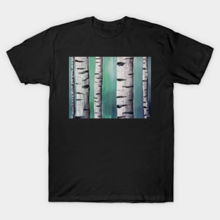 Pastel Birch Trees T-Shirt